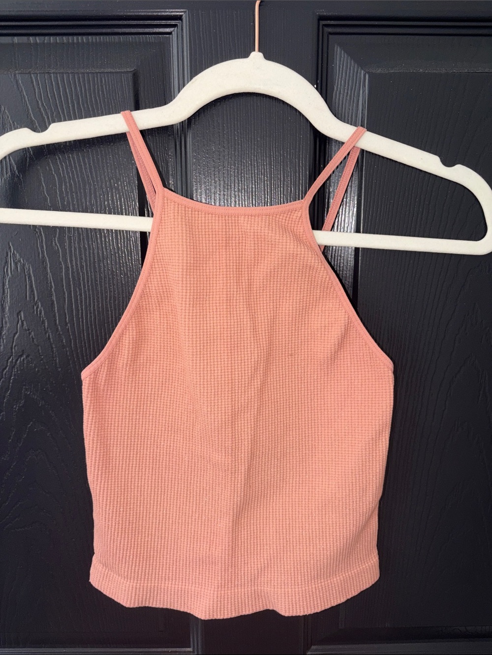 FP Movement by Free People Lurex/Sparkle Ribbed High Neck Cami